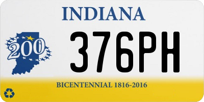 IN license plate 376PH