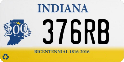 IN license plate 376RB