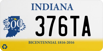 IN license plate 376TA