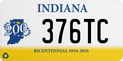 IN license plate 376TC