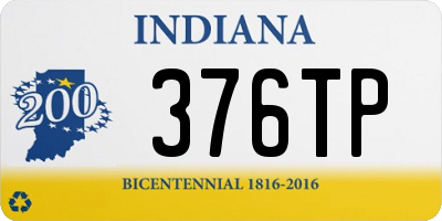 IN license plate 376TP