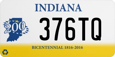 IN license plate 376TQ