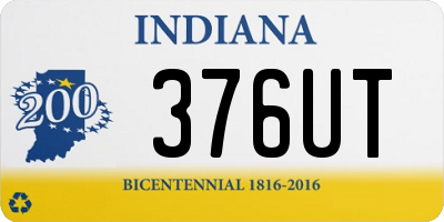 IN license plate 376UT