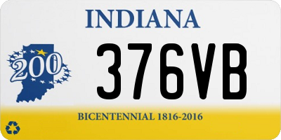 IN license plate 376VB