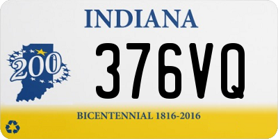 IN license plate 376VQ