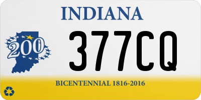 IN license plate 377CQ