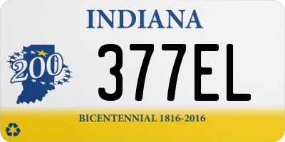 IN license plate 377EL