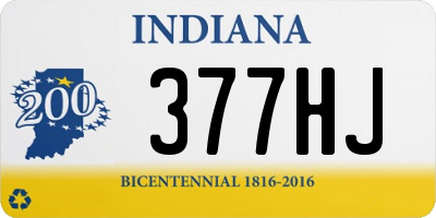 IN license plate 377HJ