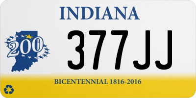 IN license plate 377JJ