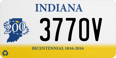 IN license plate 377OV