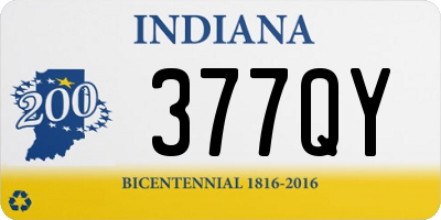 IN license plate 377QY