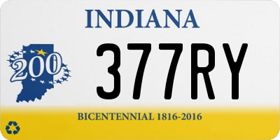 IN license plate 377RY