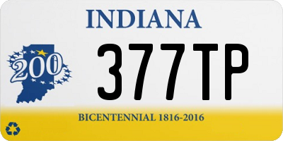 IN license plate 377TP