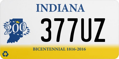 IN license plate 377UZ