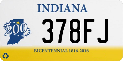 IN license plate 378FJ