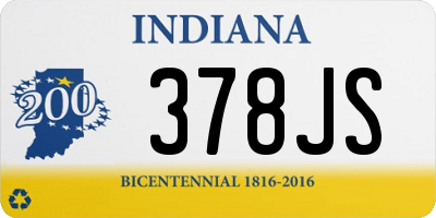 IN license plate 378JS