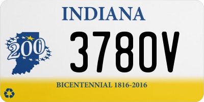 IN license plate 378OV