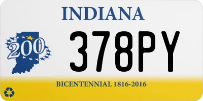 IN license plate 378PY