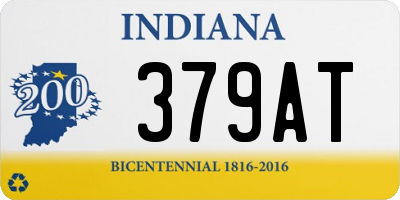 IN license plate 379AT