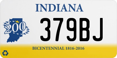 IN license plate 379BJ