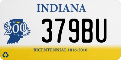 IN license plate 379BU