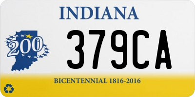 IN license plate 379CA