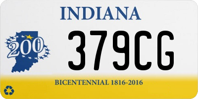 IN license plate 379CG