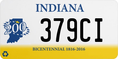 IN license plate 379CI