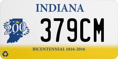 IN license plate 379CM