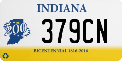 IN license plate 379CN