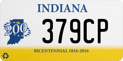 IN license plate 379CP