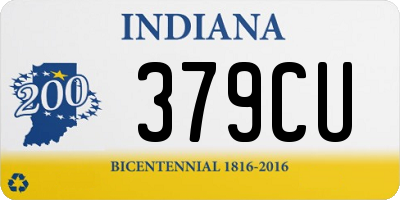 IN license plate 379CU