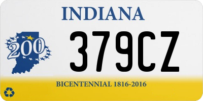 IN license plate 379CZ