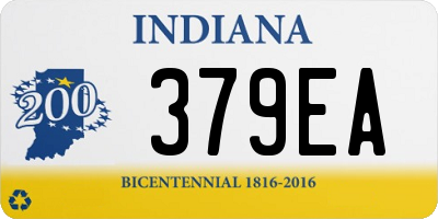 IN license plate 379EA