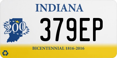 IN license plate 379EP