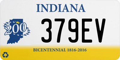 IN license plate 379EV