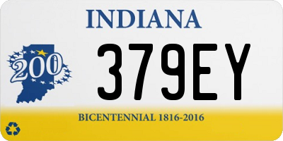 IN license plate 379EY