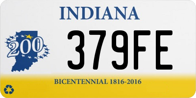 IN license plate 379FE