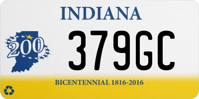 IN license plate 379GC