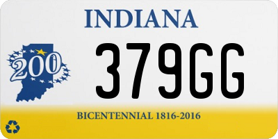 IN license plate 379GG