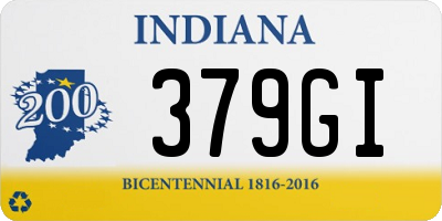 IN license plate 379GI