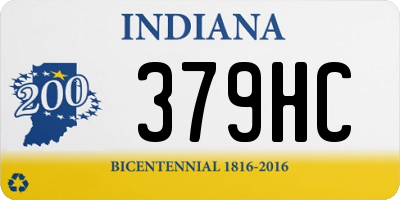 IN license plate 379HC