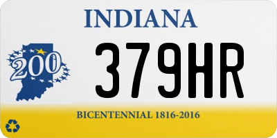 IN license plate 379HR