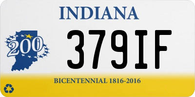 IN license plate 379IF