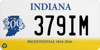 IN license plate 379IM