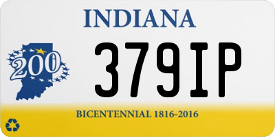 IN license plate 379IP