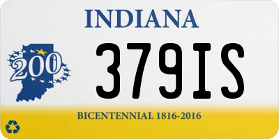 IN license plate 379IS