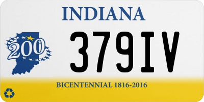 IN license plate 379IV