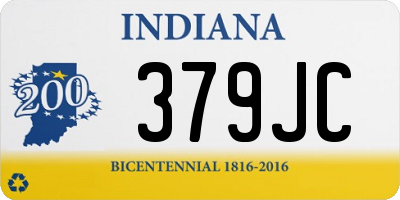 IN license plate 379JC