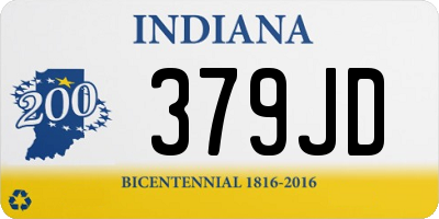 IN license plate 379JD